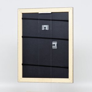 Effect Holzrahmen Profil 94 gold 60x60 cm Museumsglas