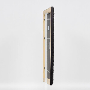 Efect cadru din lemn profil 94 negru 60x80 cm sticlă acrilică