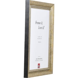 Effect Massiv-Holzrahmen Profil 28 gold 60x90 cm Acrylglas