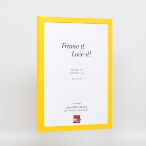 Cadru din lemn Top Cube 62x93 cm galben sticlă normală