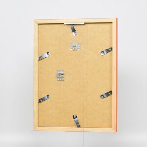 Cadru din lemn Top Cube 62x93 cm portocaliu sticlă de muzeu