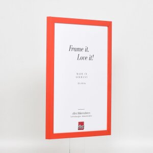 Efect cadru din lemn Top Cube 7x10 cm roșu sticlă normală