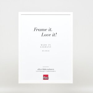 Effect Holzrahmen Profil 35 weiß 7x10 cm Antireflexglas