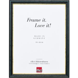 Effect Holzrahmen Profil 21 blau 7x10 cm Normalglas