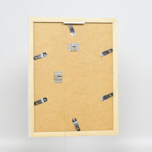 Efect cadru din lemn Top N alb 70x100 cm sticlă muzeu