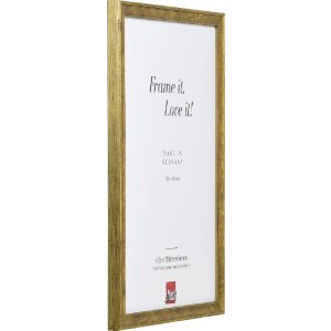 Effect Holzrahmen Profil 2070 Museumsglas 70x100 cm gold