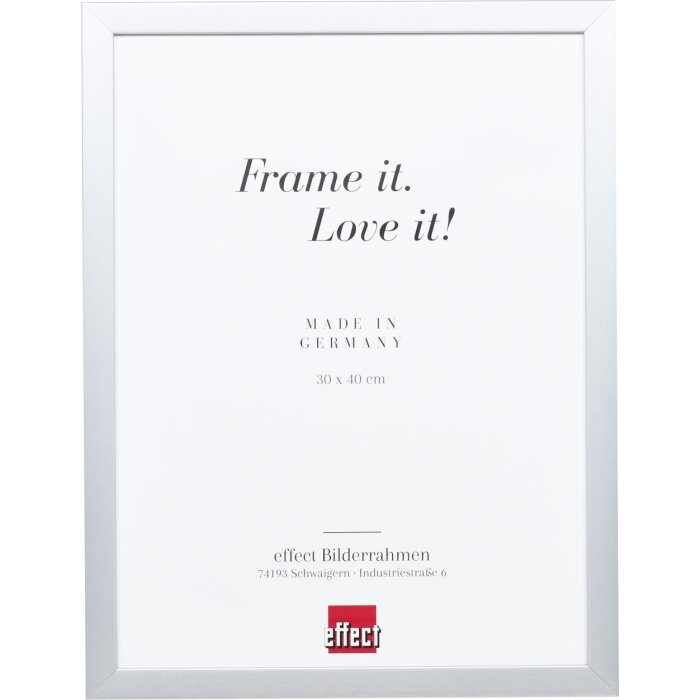 Cadru din lemn Top Cube 70x70 cm argint sticlă acrilică