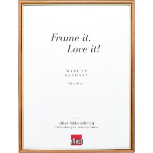Effect Holzrahmen Profil 23 hellbraun 9x13 cm Museumsglas