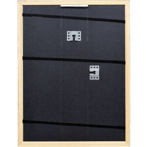 Efect cadru din lemn profil 38 maro 9x13 cm sticlă acrilică