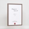 Effect Holzrahmen Profil 35 braun 9x13 cm mit Normalglas