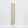 Effect Holzrahmen Profil 35 hellgrau 9x13 cm Normalglas Abstandshalter