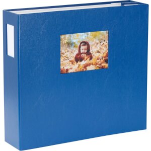 Album foto LONA albastru 34.5x33 cm pentru 1000...
