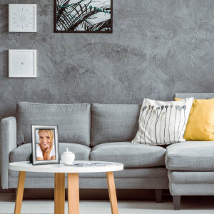 Cadru lucios Assisi 10x15 cm argintiu