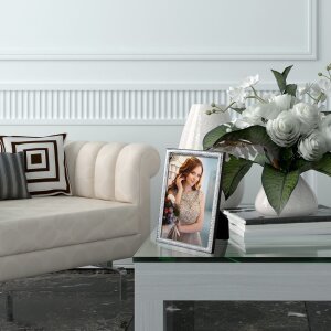 ZEP Hochglanz-Rahmen Erice silber