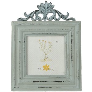 Clayre & Eef 2F0818 Bilderrahmen 10x10 cm Grün...