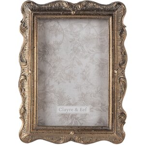 Clayre & Eef Bilderrahmen Gold 19x2x24 cm 13x18 cm...