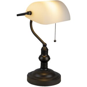 Lampă de birou alb Ø 27x40 cm E27-max 1x60W 5LL-5125W