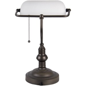 Lampă de birou alb Ø 27x40 cm E27-max 1x60W 5LL-5125W