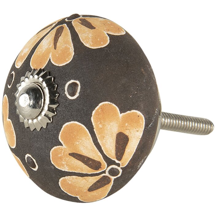 Buton de ușă maro 4x6 cm 64789