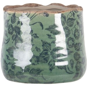 Ghiveci de flori verde Ø 11x9 cm 6CE1252XS