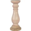 Suport lumânare Clayre & Eef Ceramică roz Ø 14x36 cm 6CE1268M