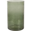 Clayre & Eef 6GL3024 Lanternă Ø 15x25 cm Suport de lumânări rotund din sticlă verde