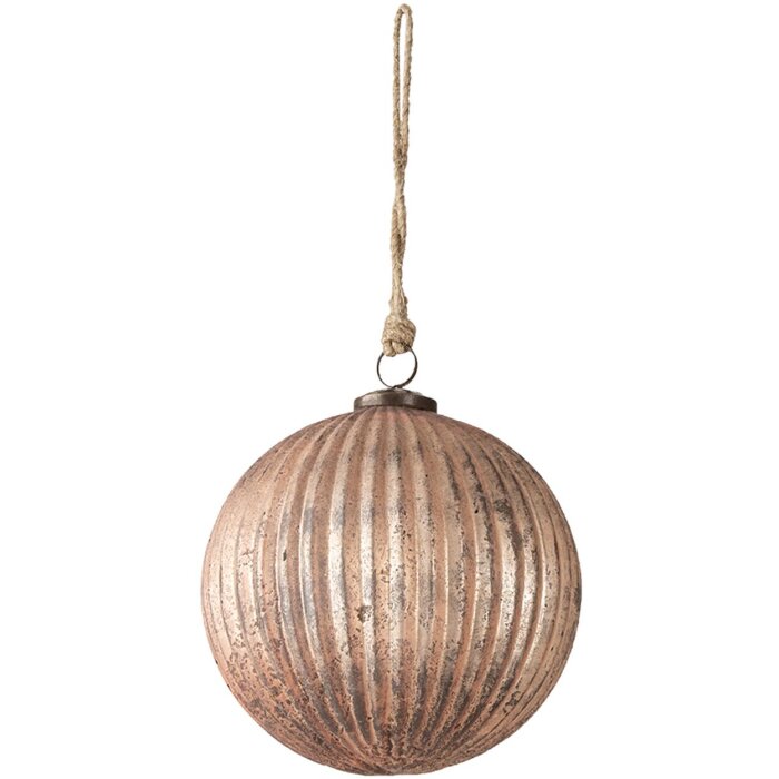 Glob de pom de Crăciun auriu Ø 16x16 cm 6GL3111