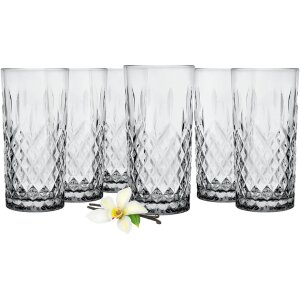 Sticlă de băutură gri Clayre & Eef Ø 7x15 cm 300 ml