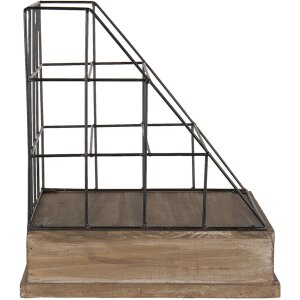 Suport de scrisori cu sertar multicolor 26x32x36 cm 6H1978