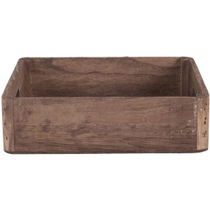 Tavă decorativă (set de 3) maro 24x24x6 - 20x20x6 - 16x16x6 cm 6H2006