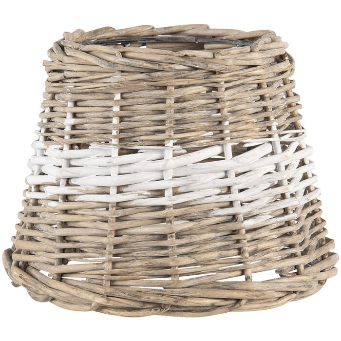 Clayre & Eef abajur rattan maro Ø 20x15 cm 6LAK0488