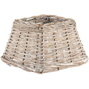 Clayre & Eef Abajur Rattan Gri Alb Ø 21x21 cm...