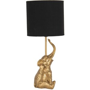 Lampă de masă aurie Clayre & Eef Ø 20x46 cm E27 1x60W