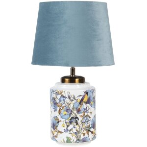Lampă de masă albastră Clayre & Eef Ø 25x41 cm...