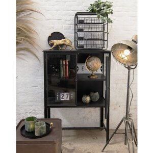 Clayre & Eef Suporturi de cărți, set 2 buc, câini, negru