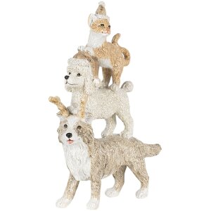 Decorațiune animale multicolore 12x4x17 cm 6PR4647