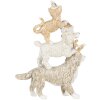 Decorațiune animale multicolore 12x4x17 cm 6PR4647