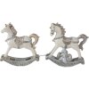Clayre & Eef Decorațiune Căluț de Balans Set 2 bucăți 7x2x8 cm