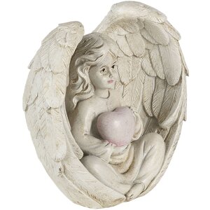 Decorativ angel crem Clayre & Eef 10x6x10 cm