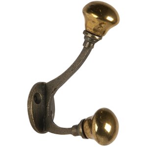 Clayre & Eef Wandhaken gold 3x5x9 cm 6Y4586GO