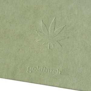 Goldbuch Fotoalbum Hanf-Papeterie Smoke Green 30x31 cm 60 weiße Seiten