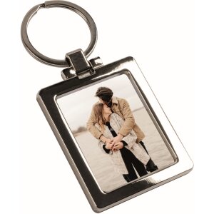 Walther Metall-Schlüsselanhänger PIMP AND CREATE silber 1 Foto 3,5x4,5 cm