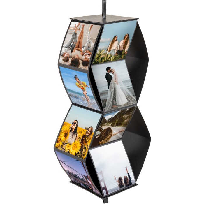 Walther Leporello PIMP AND CREATE Pop up pentru 16 fotografii 10x10 cm negru