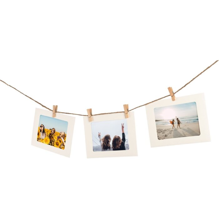 Ghirlandă foto Walther PIMP AND CREATE 10 fotografii 10x15 cm 180 cm cordon de iută