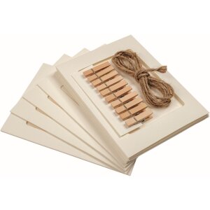 Ghirlandă foto Walther PIMP AND CREATE 10 fotografii 10x15 cm 180 cm cordon de iută