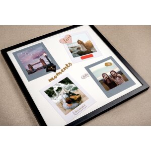 Set decorativ DIY PIMP AND CREATE Walther – ramă foto autoadezivă și etichete pentru creații personale