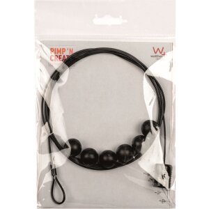 Walther fotografie frânghie PIMP ȘI CREATE cu magneți din lemn negru 1,5 m argint
