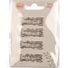 Walther Metal Decorative Clip PIMP AND CREATE Love Silver 41x14 mm 4 bucăți
