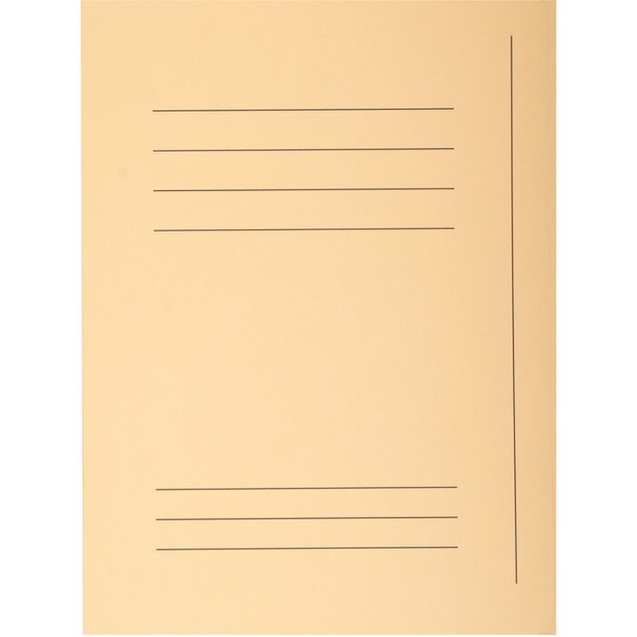 Mapă de fișiere SuperFile 210 Bej, 3 clapete, DIN A4, 50 buc, 24x32 cm