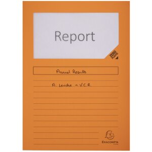 Exacompta Mape cu Ferestre A4 Colorate 100 buc, 160g/m², Eco-Friendly